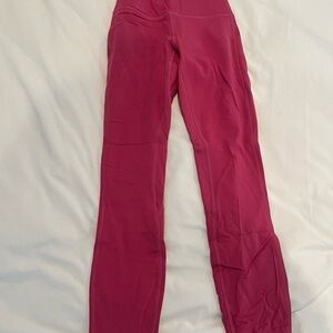 Lululemon Athletica High Rise Align Leggings in Pink 23” Size 0